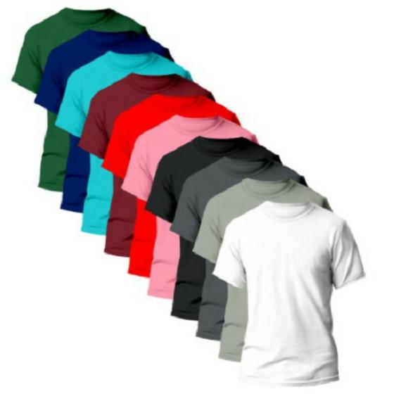 Kit 5 Camisetas Básica Malha Fria 100% Poliéster - Sortidas Menor preço em Kit 5 Camisetas Básica Malha Fria 100% Poliéster - Sortidas