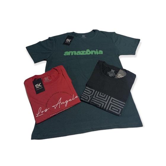 Imagem de Kit 5 Camisetas Plus Size G1 ao G6 Envio Rápido