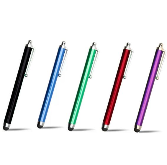 Imagem de Kit 5 Canetas Touch Screen Stylus Universal Capacitiva Celular Tablet Smartphone Android iOS