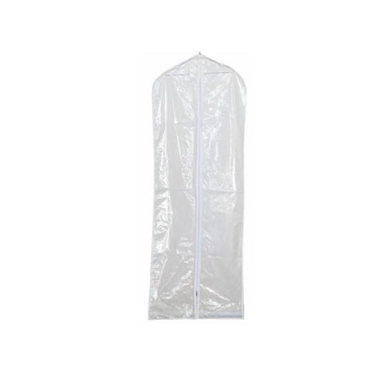 Imagem de Kit 5 Capa Fundo Tnt Frente Pvc Cristal Vestido 1,80 Branco