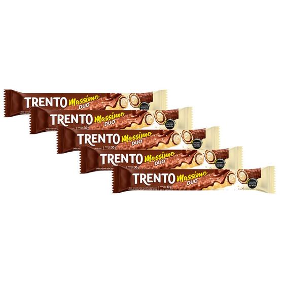 Imagem de Kit 5 Chocolate Trento Massimo Duo 30g