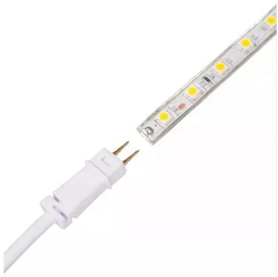Imagem de Kit 5 Conector Rabicho Fonte P/ Fita E Mangueira Led 15a