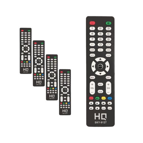 Imagem de Kit 5 Controle Remoto Tv Hqtv Hq Led Hqtv32hd Hqtv39hd 32''