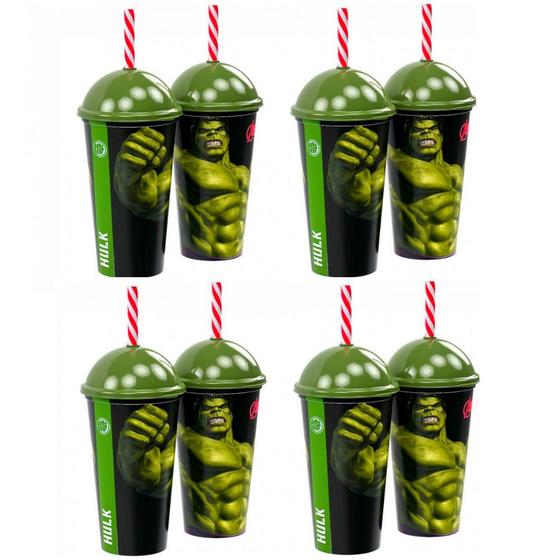 Imagem de Kit 5 Copos Hulk Decoração para Festa Aniversário Lembrança