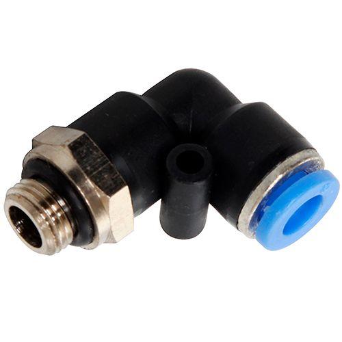 Imagem de Kit 5 Cotovelos Engate Rápido Mercedes Plastico Macho Giratorio 6 Mm X 1/8 Bsp