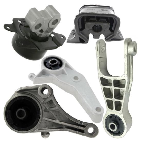 Imagem de Kit 5 Coxim Calço Motor/Câmbio Chevrolet Corsa 2000-2012 Meriva 2003-2012 Montana 2003-2010