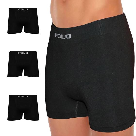 Imagem de Kit 5 Cueca Polo Star Boxer Box Masculina Preta