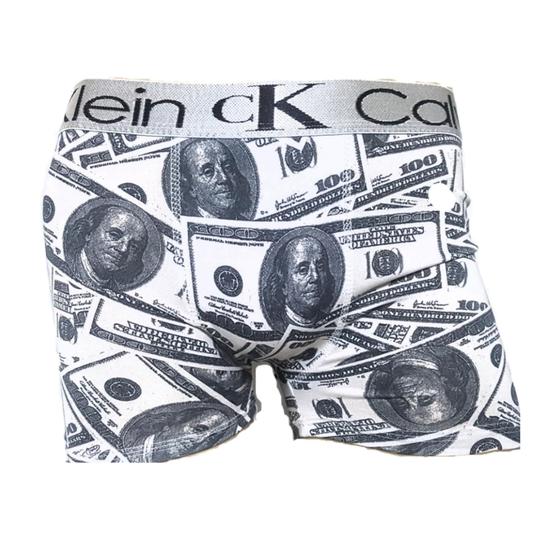 Kit 5 Cuecas Box Boxer Calvin Adulto Microfibra Estampadas / lisas ...