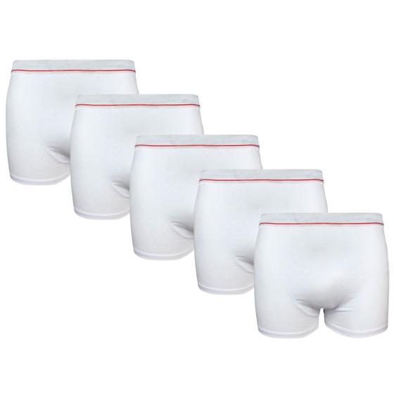 Imagem de Kit 5 Cuecas Boxer Infantil Box Algodão Cotton Confort Basic