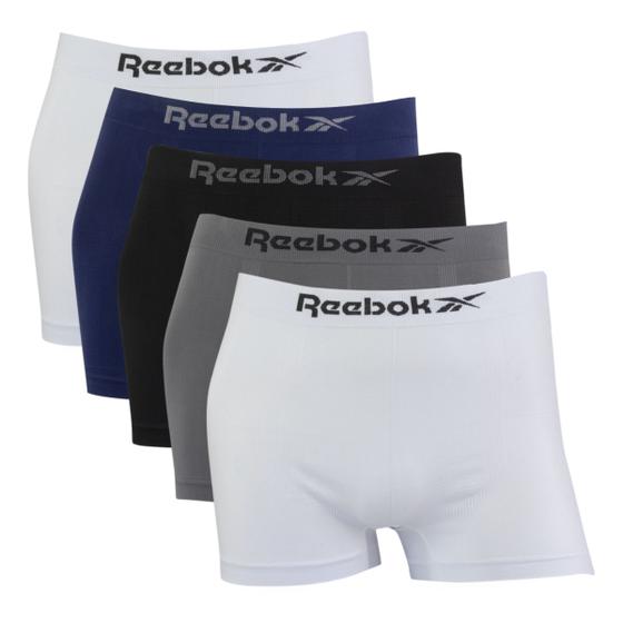 Imagem de Kit 5 Cuecas Reebok Boxer Classic Microfibra Sortido