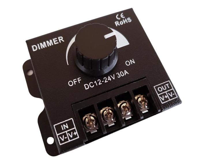 Imagem de Kit 5 Dimmer Dc 12V-24V 30A