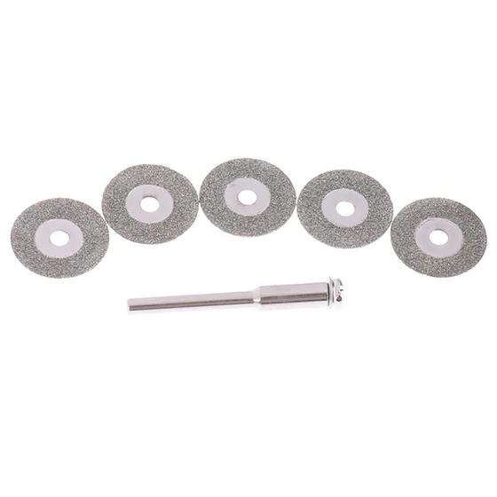 Imagem de Kit 5 Discos Corte Diamantado Para Micro Retifica 18mm