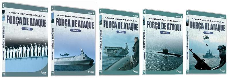 Imagem de Kit 5 DVDs Força De Ataque Mar