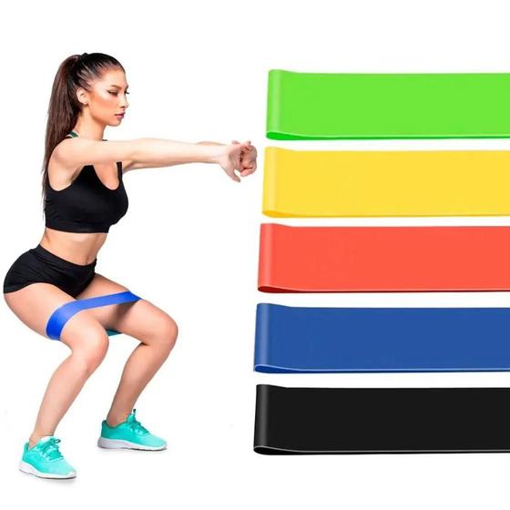Kit 5 Faixa Elástica Para Treino Academia Mini Band é boa?