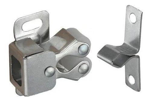 Imagem de Kit 5 Fecho Rolete Trinco Em Aço Para Móveis Acabamento Zincado