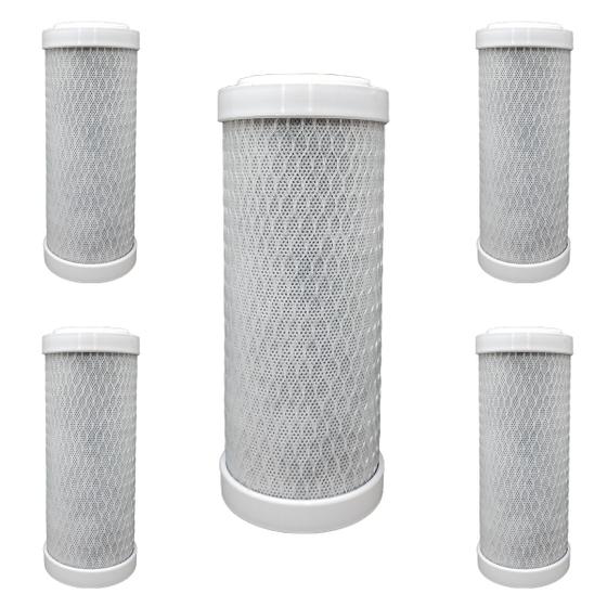 Imagem de Kit 5 Filtros Carbon Block 7" De Encaixe para Uso Universal