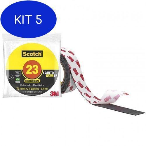 Kit 5 Fita Isolante Autofusão Para Alta Tensão 19mmx2m - 3M - Fita ...