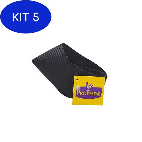 Imagem de Kit 5 Focinheira Nylon Para Gato Nº3