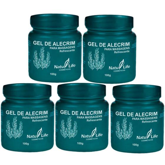 Imagem de Kit 5 Gel de Alecrim Natu Life 100g