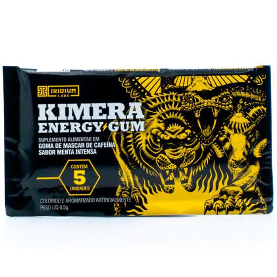 Imagem de Kit 5 Goma de Mascar Kimera Energy Gum Cafeína