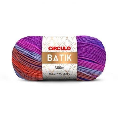 Imagem de Kit 5 Lã Fio Mesclada Batik Circulo - 360m/100g