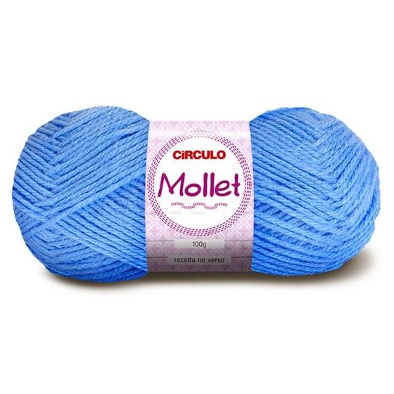 Imagem de Kit 5 Lã Fio Mollet Circulo - 200m/100g