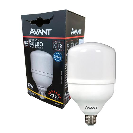 Imagem de Kit 5 Lampada Bulbo 30w Branco Quente 3000k Amarela Alta Potencia