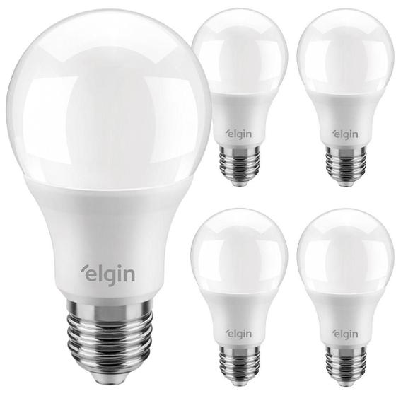 Imagem de Kit 5 Lâmpada Led E27 Residencial Bulbo 9W Branco Frio 6500K