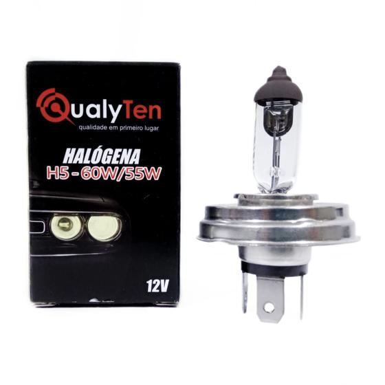 Imagem de Kit 5 lampadas halogena h5 60/55w 12v qualyten