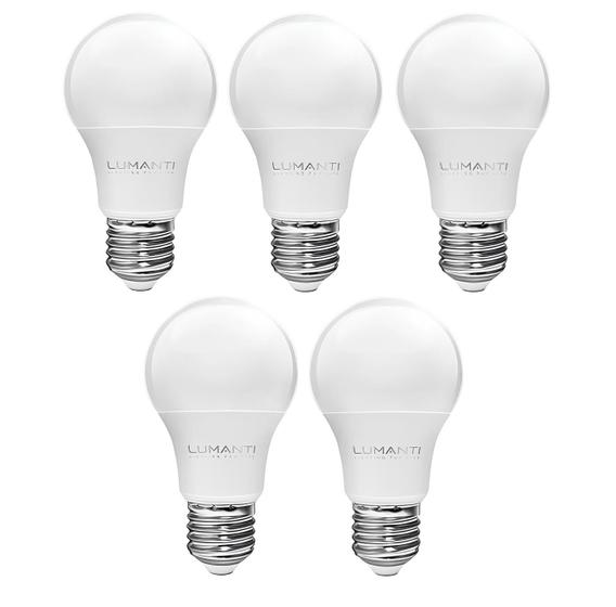 Imagem de Kit 5 Lâmpadas Led Bulbo 12w Bivolt E27 Inmetro Lumanti