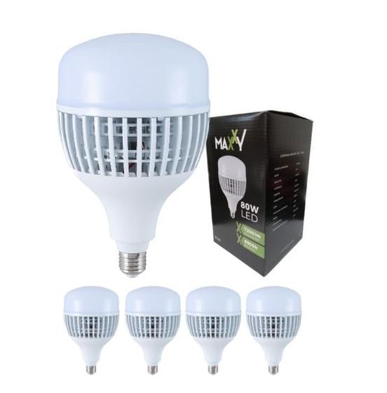 Imagem de Kit 5 Lâmpadas LED Bulbo 80W Frio