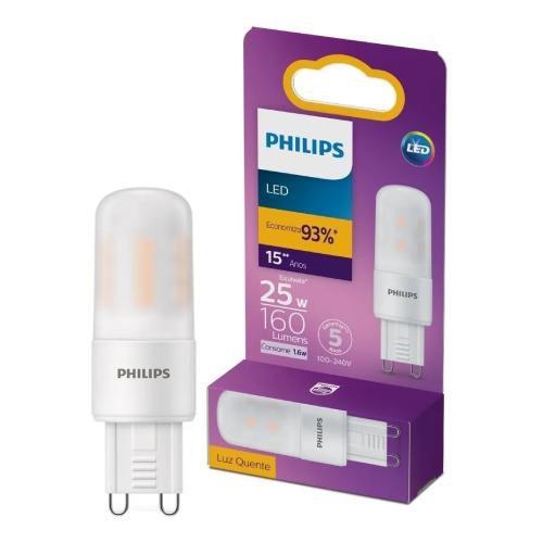 Imagem de Kit 5 Lâmpadas Led Halopin G9 1,6W Bivolt Philips