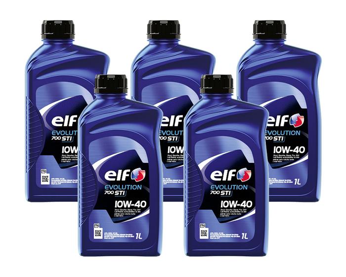 Imagem de Kit 5 Litros Elf Evol700sti 10w40 Orig Renault