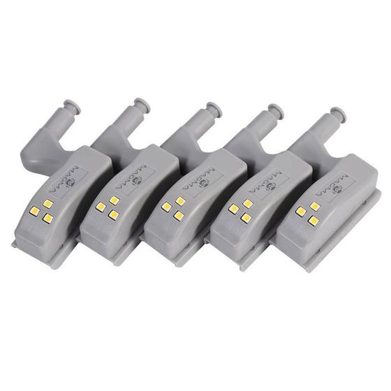 kit 5 Luminária Inteligente de LED p Guarda Roupas e Armário Menor preço em kit 5 Luminária Inteligente de LED p Guarda Roupas e Armário