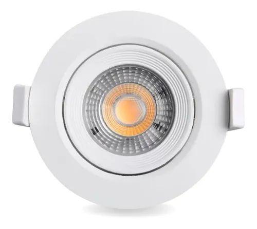 Imagem de Kit 5  Luminária Teto Spot Led 7w Direcionável 3000k 6500k