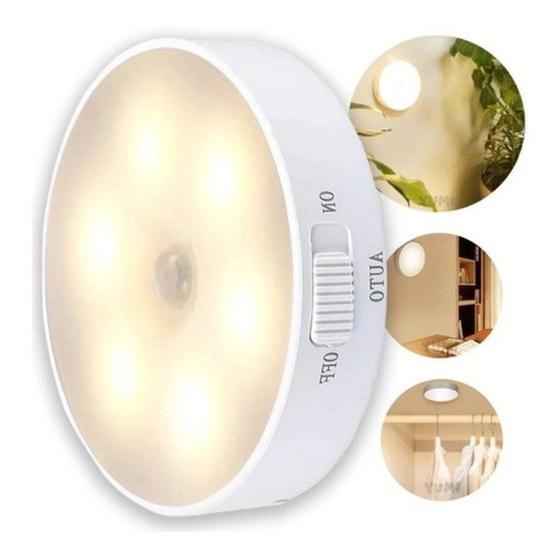 Kit 5 Luminárias Led S/ Fio C/Sensor Presença Usb Recarregáveis Menor preço em Kit 5 Luminárias Led S/ Fio C/Sensor Presença Usb Recarregáveis