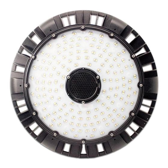 Imagem de Kit 5 Luminárias Led Ufo High Bay 200w 6.500k Branca Fria