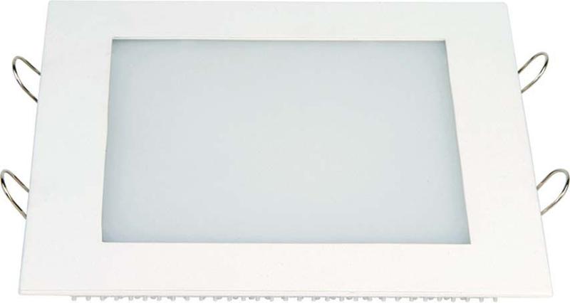 Imagem de Kit 5 luminárias painel led 18w lux quadrado embutir - 6500k