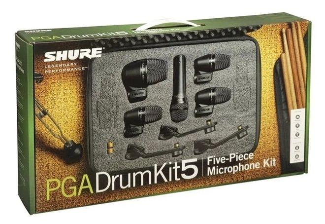 Imagem de Kit 5 Microfones Shure PGA DRUM Kit 5