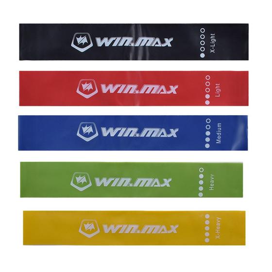 Imagem de Kit 5 Mini Bands Faixas Elásticas Winmax Coloridas