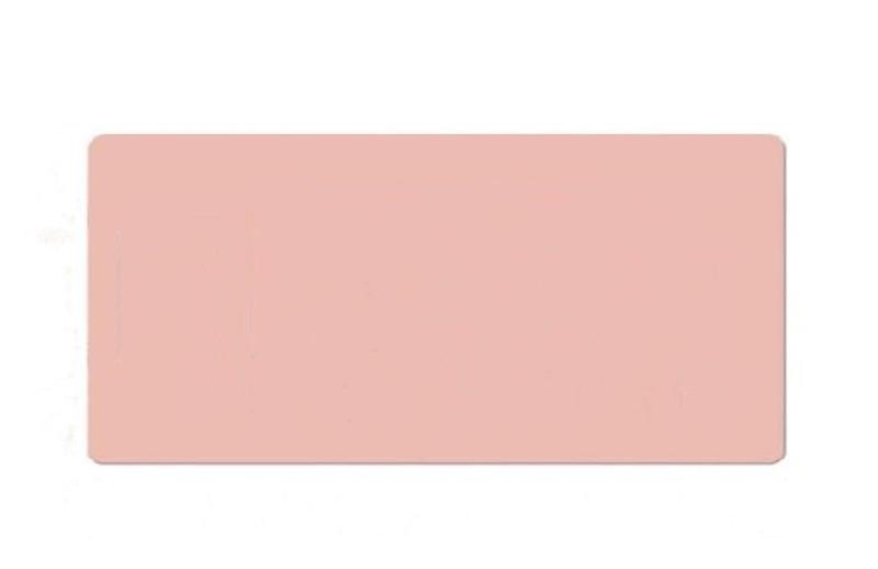 Imagem de Kit 5 Mouse Pad Grande 100X48 Antiderrapante Rosa Claro Slim