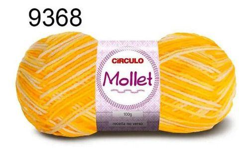 Imagem de Kit 5 Novelos Lã Mollet 100g Círculo - Escolha Suas Cores