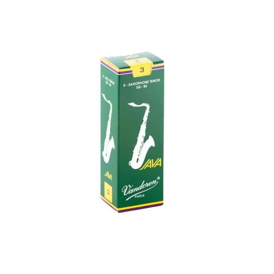 Imagem de Kit 5 Palhetas Sax Tenor 3 Java Sr273 Vandorem 2236