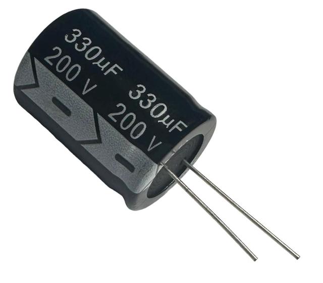 Imagem de Kit 5 pçs - capacitor eletrolitico 330x200v - 330 uf x 200 v