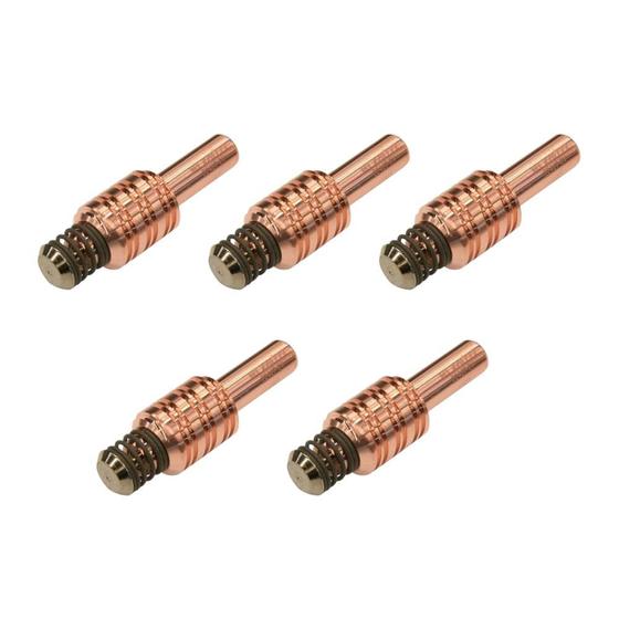 Lot De 5 Protections Pour Torche Plasma TIG 220993 - Pour Power Max 65/85/105/MRT, En Cuivre Tellure