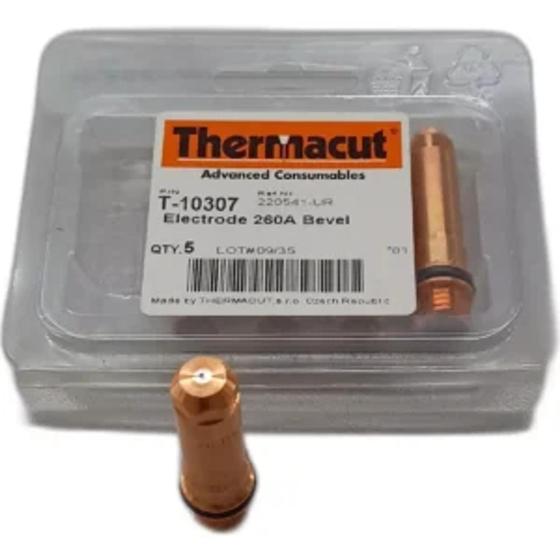 Imagem de Kit 5 Peças Plasma Eletrodo 260a 220541  Thermacut