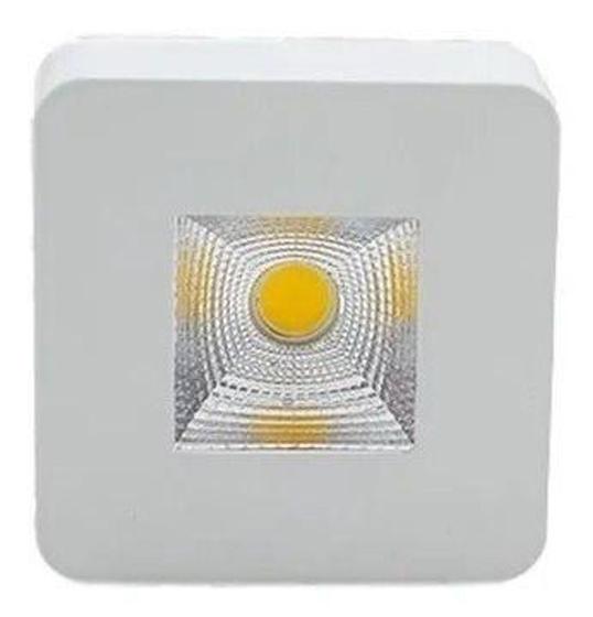 Imagem de KIT 5 Peças Spot Led Sobrepor 5w Quadrado P/pergolado Sanca - OPUSLED