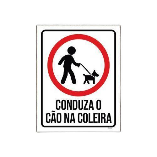 Imagem de Kit 5 Placas - Conduza Cão Na Coleira