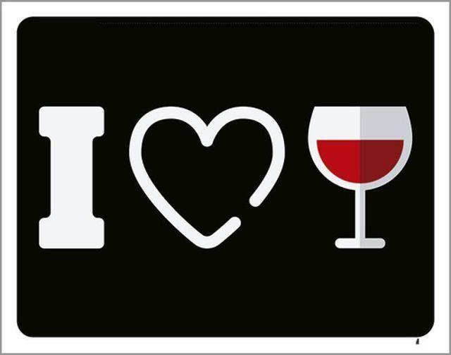 Imagem de Kit 5 Placas I Love Wine 36X46