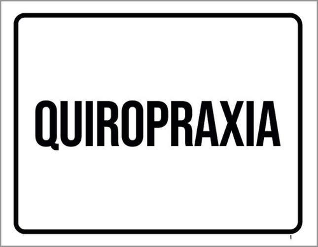 Imagem de Kit 5 Placas Quiropraxia Setor 36X46